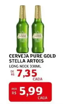 Assaí Atacadista Cerveja pure gold stella artois long neck oferta