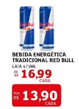 Assaí Atacadista Bebida energética tradicional red bull lata oferta