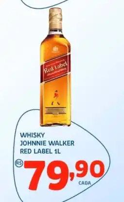 Bergamais Supermercados Whisky johnnie walker red label oferta