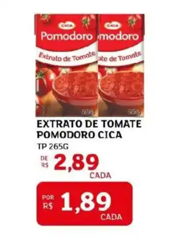 Assaí Atacadista Extrato de tomate pomodoro cica oferta