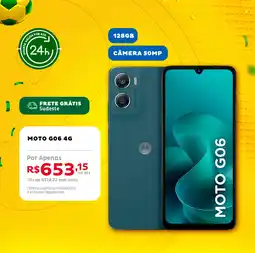 Casa e Vídeo Moto GO6 4G oferta