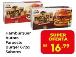 Semar Supermercado Hambúrguer Aurora Faroeste Burger Sabores oferta