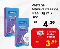 Semar Supermercado Pastilha Adesiva Casa de Mäe c/ 3 Und. oferta