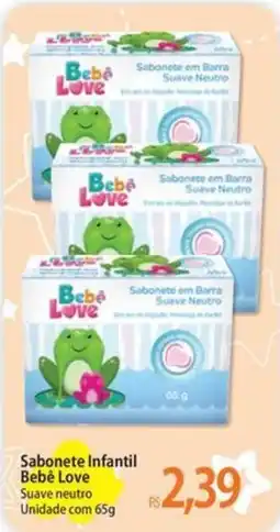 Atacadão Sabonete Infantil Bebê Love Suave neutro Unidade oferta