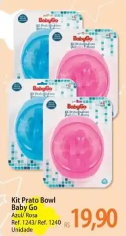 Atacadão Kit Prato Bowl Baby Go oferta