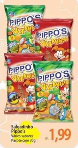 Atacadão Salgadinho Pippo's Vários sabores Pacote oferta