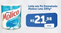 Atakarejo Leite em Pó Desnatado Molico Lata oferta
