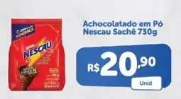 Atakarejo Achocolatado em Pó Nescau Sachê oferta