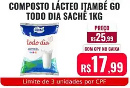 Supermercados Mateus Composto lácteo itambé go todo dia sachê oferta