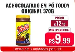 Supermercados Mateus Achocolatado em pó toddy original oferta