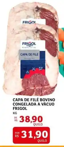 Assaí Atacadista Capa de filé bovino congelada a vácuo frigol oferta