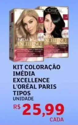 Assaí Atacadista Kit coloração imédia excellence l'oréal paris tipos oferta