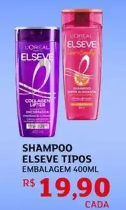 Assaí Atacadista Shampoo elseve tipos embalagem oferta