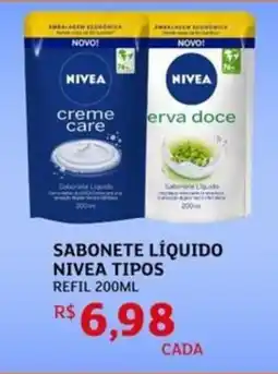 Assaí Atacadista Sabonete líquido nivea tipos refil oferta