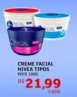 Assaí Atacadista CREME FACIAL NIVEA TIPOS oferta
