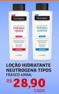 Assaí Atacadista Loção hidratante neutrogena tipos oferta
