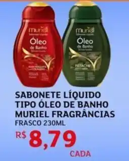 Assaí Atacadista Sabonete líquido tipo óleo de banho muriel fragrâncias oferta