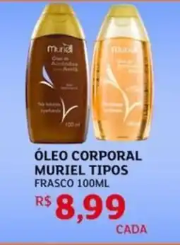 Assaí Atacadista Óleo corporal muriel tipos frasco oferta