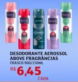 Assaí Atacadista Desodorante aerossol above fragrâncias frasco oferta