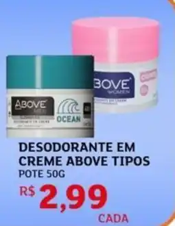 Assaí Atacadista Desodorante em creme above tipos pote oferta