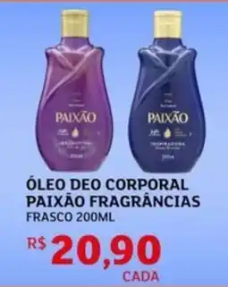 Assaí Atacadista Óleo deo corporal paixão fragrâncias oferta