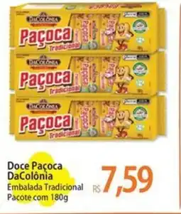 Atacadão Doce Paçoca DaColônia oferta