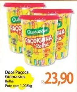 Atacadão Doce Paçoca Guimarães Rolha Pote oferta