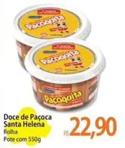 Atacadão Doce de Paçoca Santa Helena Rolha Pote oferta