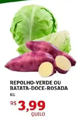 Assaí Atacadista Repolho-verde ou batata-doce-rosada oferta