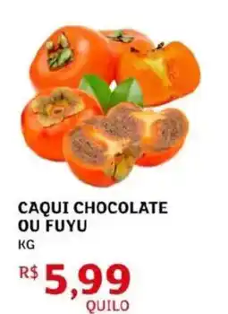 Assaí Atacadista Caqui chocolate ou fuyu oferta