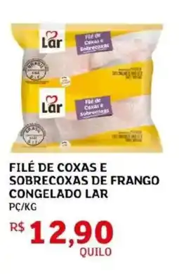 Assaí Atacadista Filé de coxas e sobrecoxas de frango congelado lar oferta