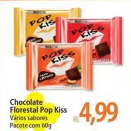 Atacadão Chocolate Florestal Pop Kiss Vários sabores oferta