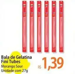 Atacadão Bala de Gelatina Fini Tubes Morango Sour Unidade oferta