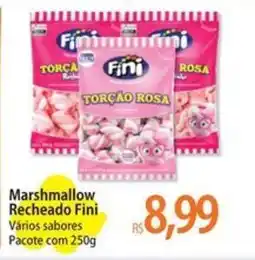 Atacadão Marshmallow Recheado Fini Vários sabores Pacote oferta