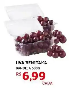 Assaí Atacadista Uva benitaka bandeja oferta