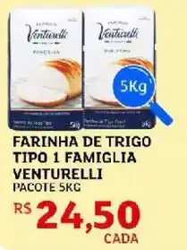 Assaí Atacadista Farinha de trigo tipo 1 famiglia venturelli oferta
