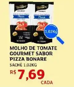 Assaí Atacadista Molho de tomate gourmet sabor pizza bonare sachê oferta