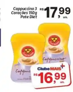 Comper Cappuccino 3 Corações oferta