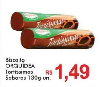 Komprao Atacadista Biscoito Orquidea tortissimas Sabores 130g un. oferta