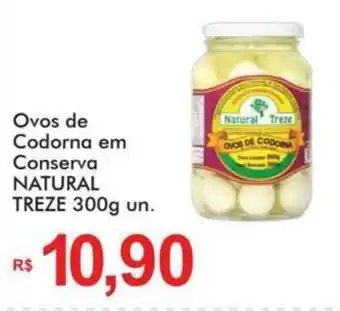 Komprao Atacadista Ovos de Codorna em Conserva Natural Treze 300g un. oferta
