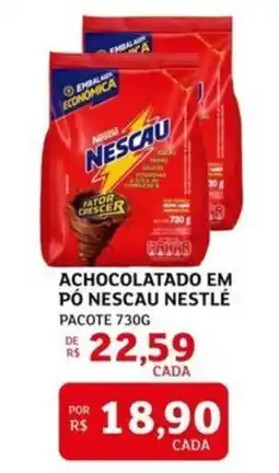 Assaí Atacadista Achocolatado em pó nescau nestlé pacote oferta