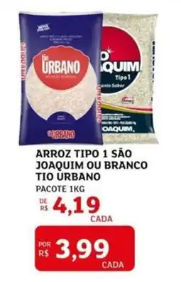 Assaí Atacadista Arroz tipo 1 são joaquim ou branco tio urbano oferta