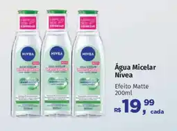 Supermercados Mateus Água Micelar Nivea Efeito Matte oferta