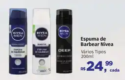 Supermercados Mateus Espuma de Barbear Nivea oferta