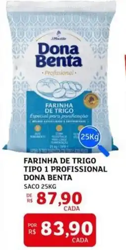 Assaí Atacadista Farinha de trigo tipo 1 profissional dona benta oferta