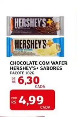 Assaí Atacadista Chocolate com wafer hershey's+ sabores pacote oferta