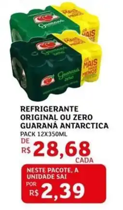 Assaí Atacadista Refrigerante original ou zero guaraná antarctica oferta