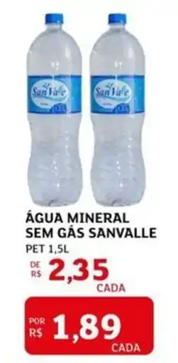 Assaí Atacadista Água mineral sem gás sanvalle oferta
