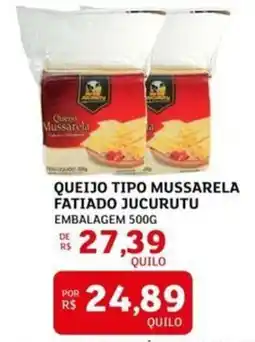 Assaí Atacadista Queijo tipo mussarela fatiado jucurutu oferta