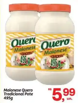 Fort Atacadista Maionese Quero Tradicional Pote oferta